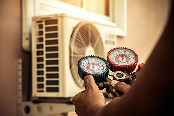 Professional Ductwork Repair technician working in Malden, MA